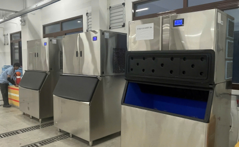 Bàn giao 2 Máy làm đá viên 500kg cho Công ty TNHH RITAR POWER (VIETNAM)