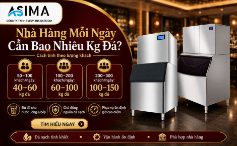 Nhà hàng mỗi ngày cần bao nhiêu kg đá?