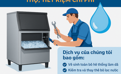 Bảo trì máy làm đá: Lợi ích, Quy trình và Những Lưu ý Quan Trọng