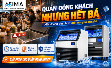 Quán đông khách nhưng hết đá: Mất doanh thu vì nguyên liệu nhỏ