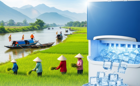 Máy làm đá Cao Lãnh | Giá tốt – Lắp đặt tận nơi – ASIMA