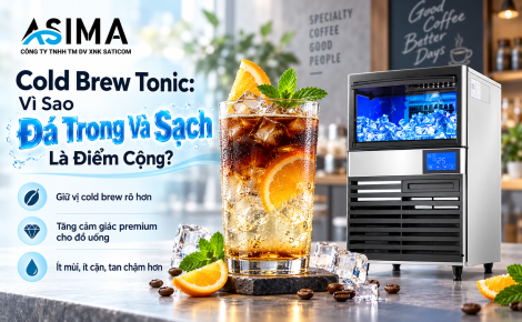 Cold Brew Tonic: Vì sao đá trong và sạch là điểm cộng?
