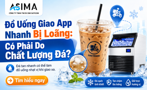 Đồ Uống Giao App Nhanh Bị Loãng: Có Phải Do Chất Lượng Đá?