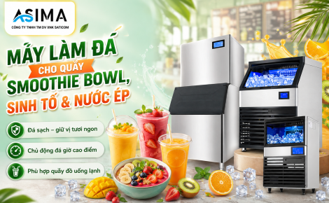 Máy làm đá cho quầy Smoothie Bowl, sinh tố, nước ép