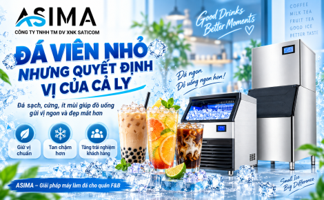 Đá viên nhỏ nhưng quyết định vị của cả ly