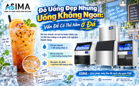 Đồ uống đẹp nhưng không ngon: Vấn đề có thể nằm ở đá