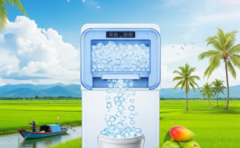 Máy làm đá Gò Công | Giá tốt – Lắp đặt tận nơi – ASIMA