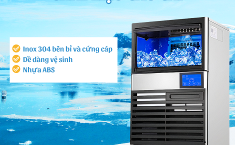 Máy Làm Đá Mini – Giải Pháp Tiện Lợi Cho Gia Đình Và Kinh Doanh Nhỏ