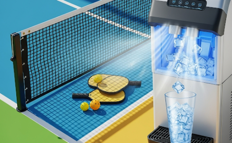 Máy Làm Đá Cho Sân Pickleball – Giải Pháp Đá Lạnh Tiện Lợi Cho Người Chơi & Khán Giả