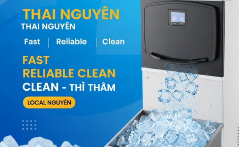 Máy Làm Đá Thái Nguyên | Giao Tận Nơi – Đá Sạch – Tiết Kiệm – Bảo Hành 24 Tháng