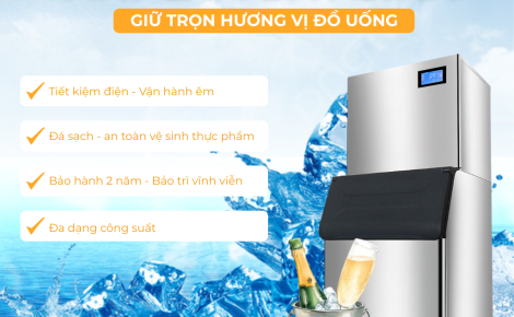 🧊 Hướng Dẫn Chọn Mua Máy Làm Đá Phù Hợp Với Nhu Cầu – Bí Quyết Tiết Kiệm & Hiệu Quả