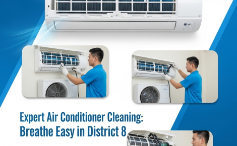 Vệ Sinh Máy Lạnh Quận 8 – Dịch Vụ Tận Nhà Nhanh Gọn, Làm Sạch Sâu
