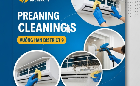 Vệ Sinh Máy Lạnh Quận 9 – Dịch Vụ Tận Nhà, Làm Kỹ, Không Bẩn Nhà