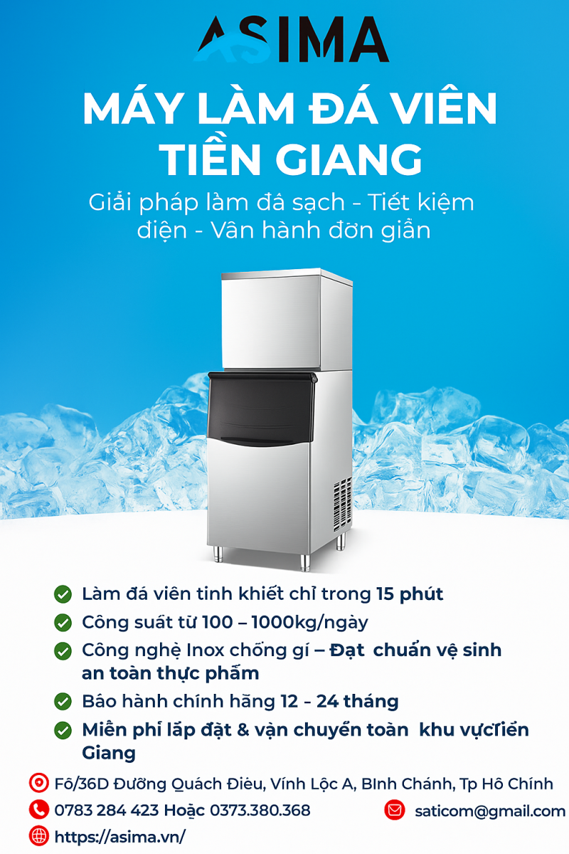Máy làm đá Tiền Giang