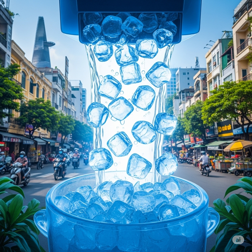 Máy làm đá Gò Vấp