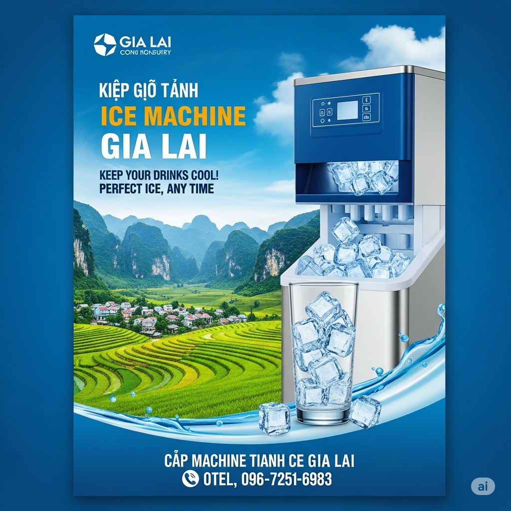 Máy làm đá Gia Lai