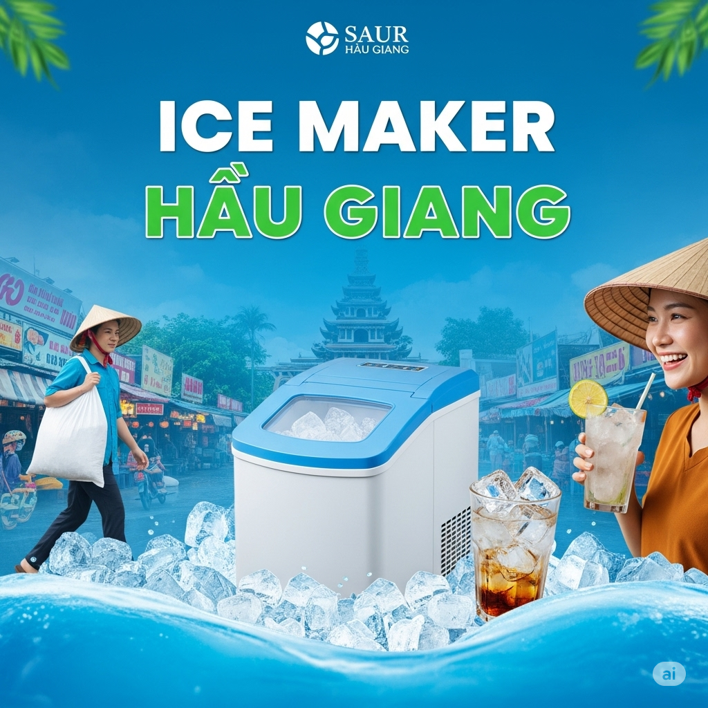 Máy làm đá Hậu Giang