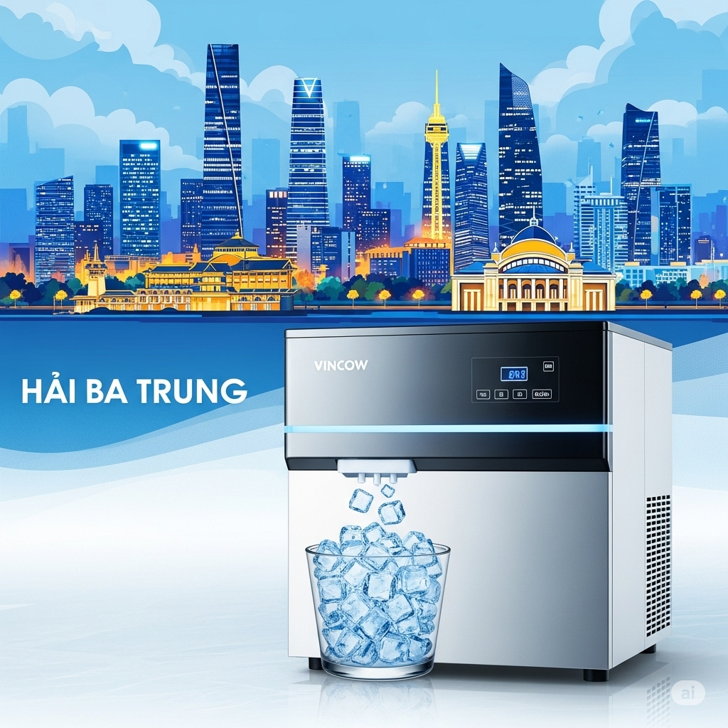 Máy làm đá quận Hai Bà Trưng