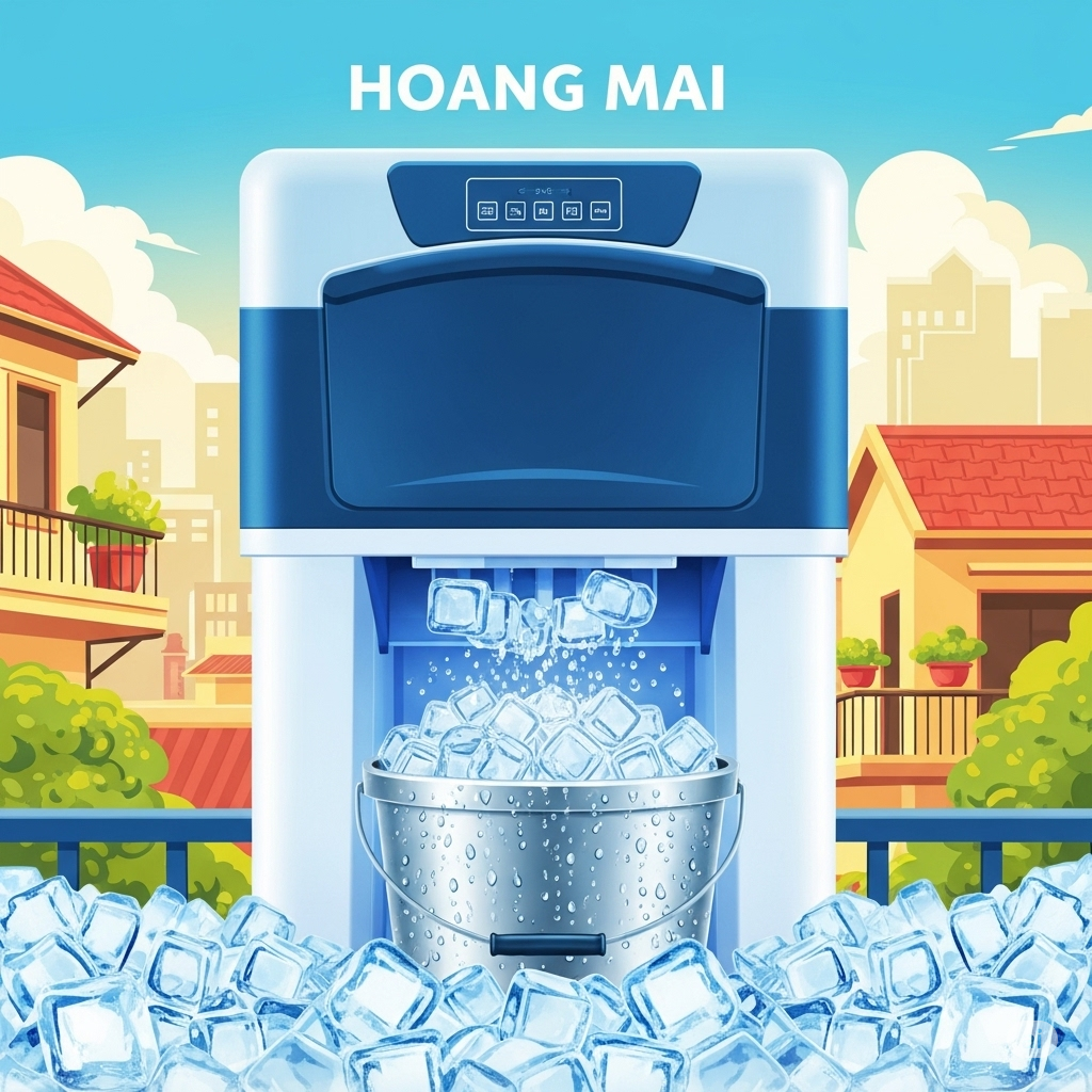 Máy làm đá quận Hoàng Mai