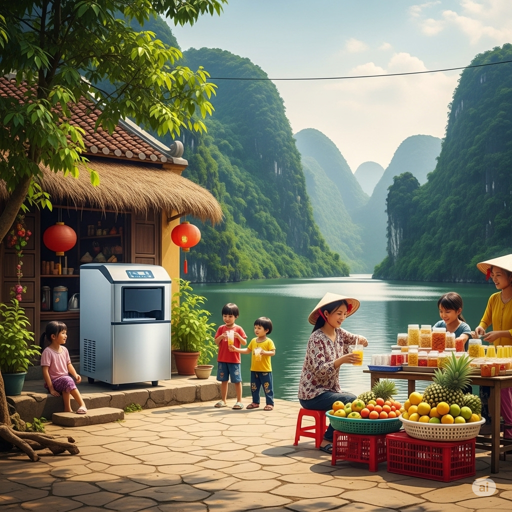 Máy làm đá Ninh Bình