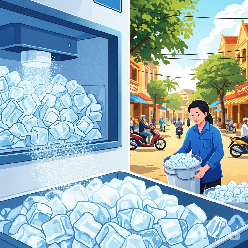 Máy làm đá Thủ Đức