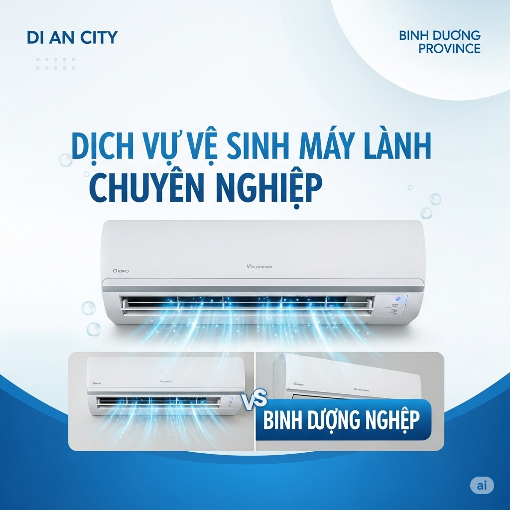 Vệ sinh Máy lạnh Dĩ An