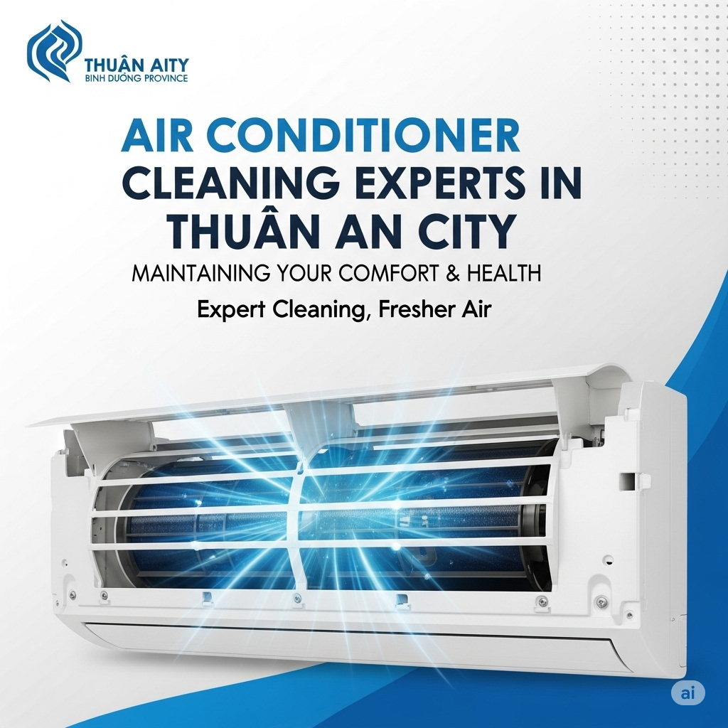 Vệ sinh máy lạnh Thuận An