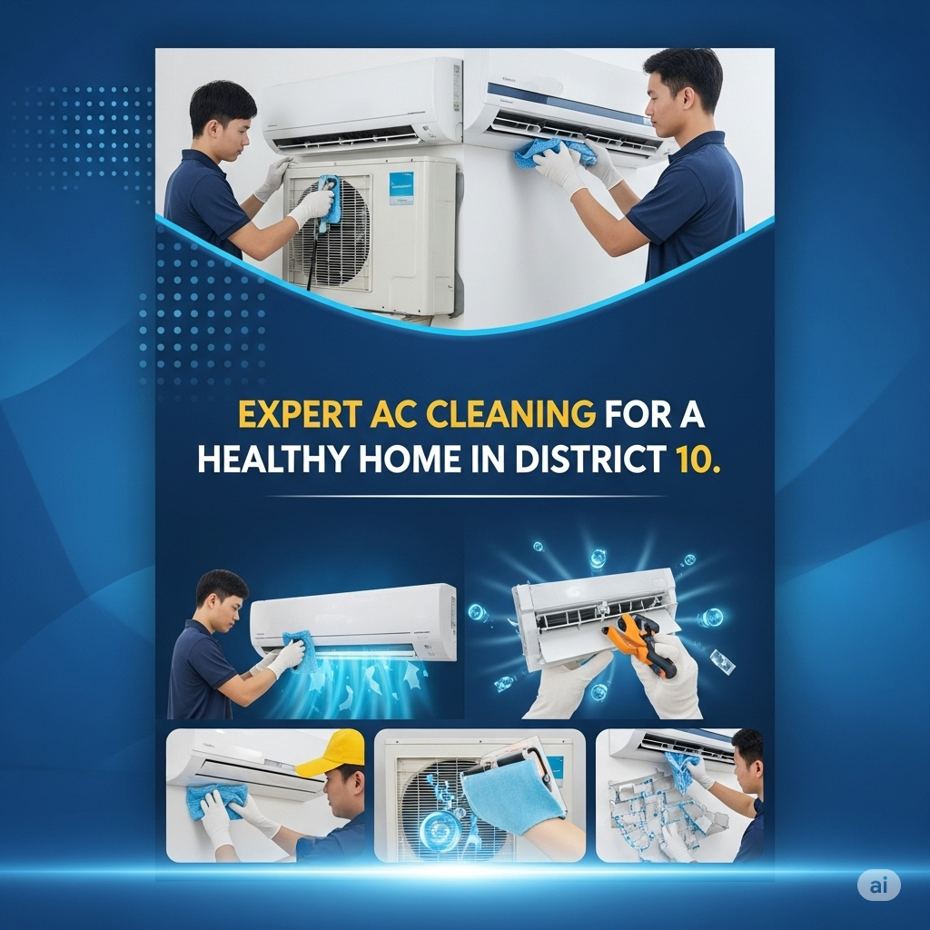 Vệ sinh máy lạnh quận 10