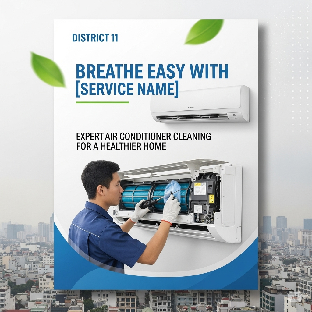 Vệ sinh Máy lạnh quận 11