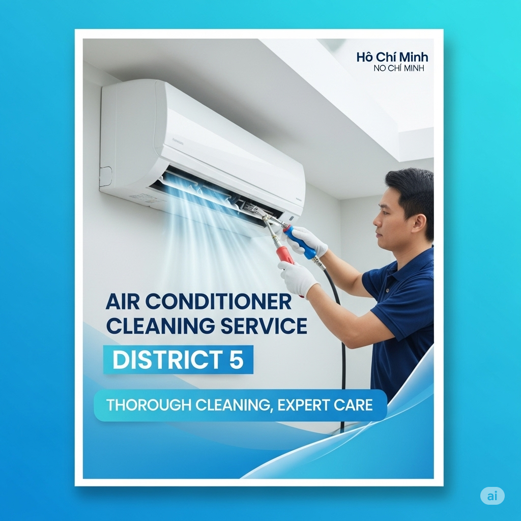 Vệ sinh máy lạnh quận 5