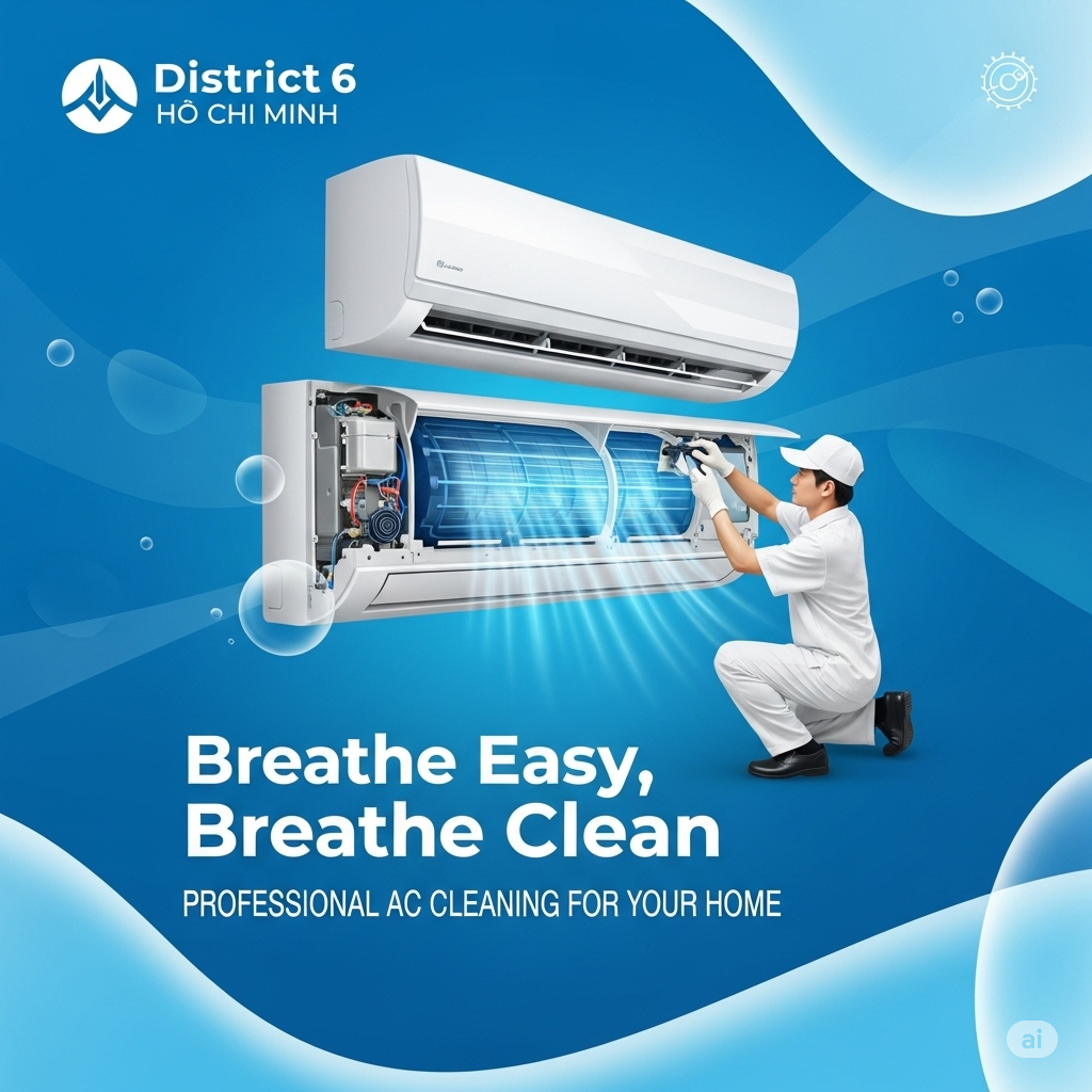 Vệ sinh máy lạnh Quận 6
