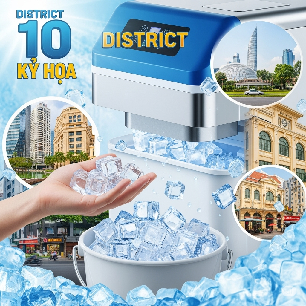 Máy làm đá Quận 10