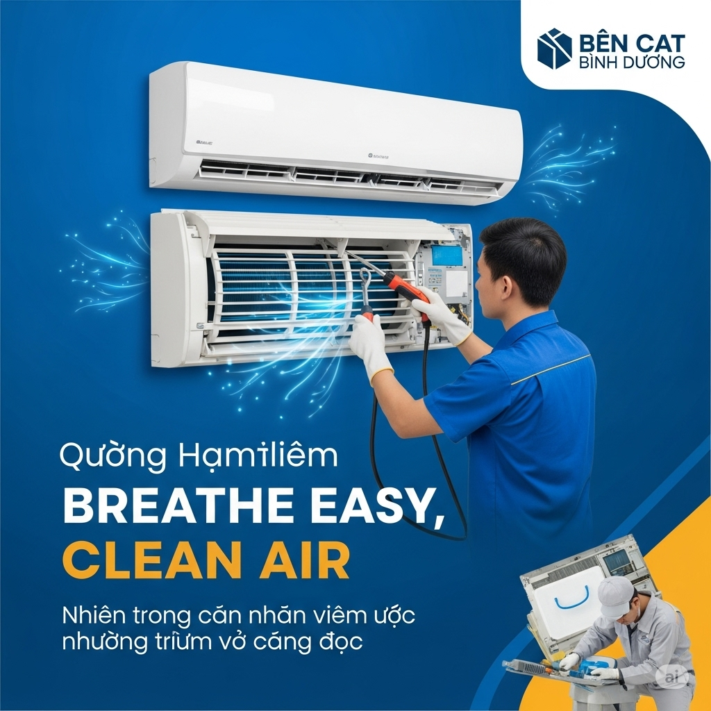 Vệ sinh Máy lạnh Bến Cát