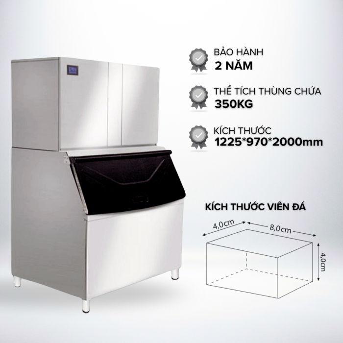 Máy làm đá bia 500kg ASIMA  MODEL  S-500