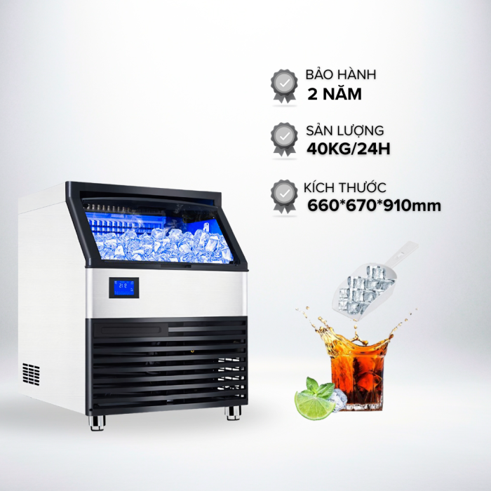 Máy làm đá viên 40kg ASIMA MODEL S-40